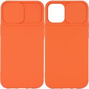 Чехол Camshield Square TPU со шторкой для камеры для Iphone 11 Pro – Оранжевый