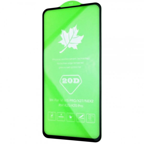 Защитное стекло 20D Full Glue на весь экран для Xiaomi Redmi K20 / K20 Pro / Mi 9T / Mi 9T Pro – Black