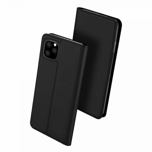 Чехол-книжка Dux Ducis с карманом для Iphone 11 Pro — Черный