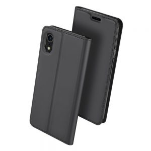 Чехол-книжка Dux Ducis с карманом для Iphone XR — Серый