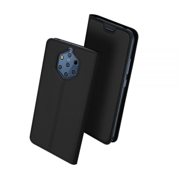 Чехол-книжка Dux Ducis с карманом для Nokia 9 PureView — Черный