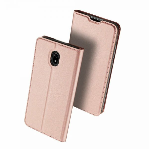 Чехол-книжка Dux Ducis с карманом для Xiaomi Redmi 8A – Rose Gold