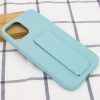 Чохол Silicone Hand Holder для Iphone 12 Pro Max Бірюзовий / Ice Blue 104477