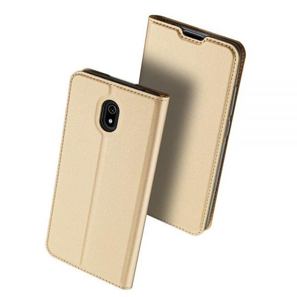 Чехол-книжка Dux Ducis с карманом для Xiaomi Redmi 8A – Золотой