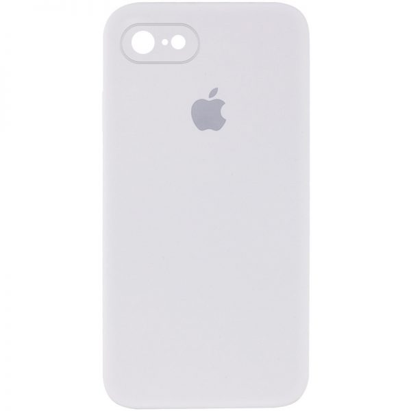 Защитный чехол Silicone Cover 360 Square Full для Iphone 7 / 8 / SE (2020) – Белый / White