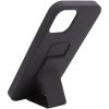 Чехол Silicone Case Hand Holder с микрофиброй для Iphone 12 Pro Max – Черный / Black 104510