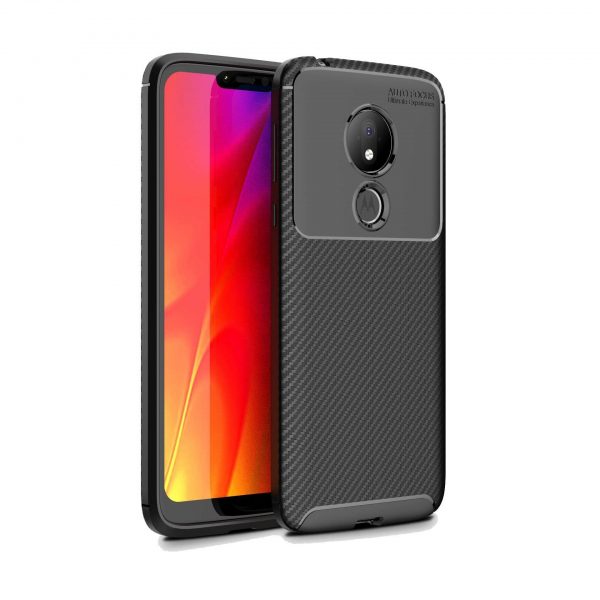 Чохол Kaisy Сarbon для Motorola Moto G7 Power Black