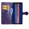 Кожаный чехол-книжка Art Case с визитницей для Sony Xperia 5 – Фиолетовый 105750