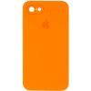 Чохол Silicone Case Square для Iphone 7 / 8 / SE 2020 Помаранчевий / Bright Orange