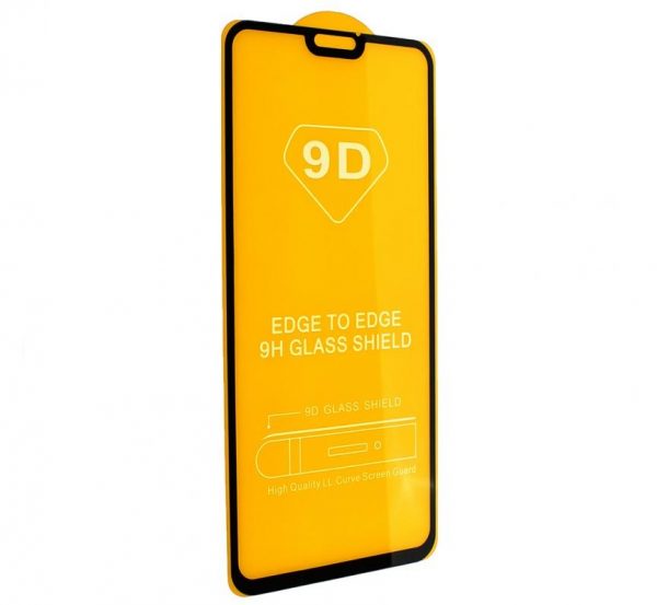 Защитное стекло 9D Full Glue Cover Glass на весь экран для Huawei Honor 8x — Black