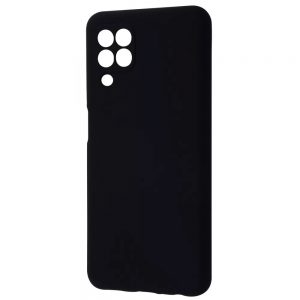 Чехол Silicone Case WAVE Full с микрофиброй для Samsung Galaxy A22 / M32 / M22 – Black