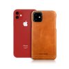 Чохол з натуральної шкіри Pierre CarDin для Iphone 11 Світло-коричневий