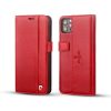 Чохол-книжка з натуральної шкіри Pierre CarDin для Iphone 11 Pro Max Червоний