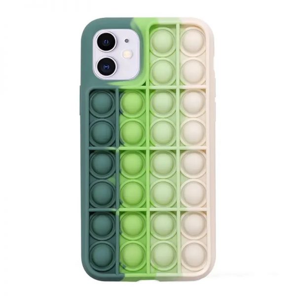 Чохол 3D Pop it Bubble для Iphone 11 Green / White