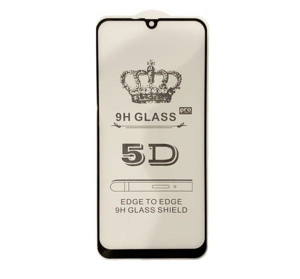 Защитное стекло 5D Full Glue Cover Glass на весь экран для Samsung Galaxy A20 / A30 / A30s / A50 / M30s / M31 / M21 – Black