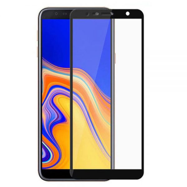 Защитное стекло 2.5D (3D) Full Cover на весь экран для Samsung Galaxy J6 Plus 2018 (J610) – Black