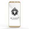 Защитное стекло 3D (5D) Perfect Glass Full Glue Lion на весь экран для Samsung Galaxy A6 Plus 2018 (A605) – Gold
