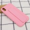 Чохол Silicone Hand Holder для Iphone XR Рожевий / Pink 104333