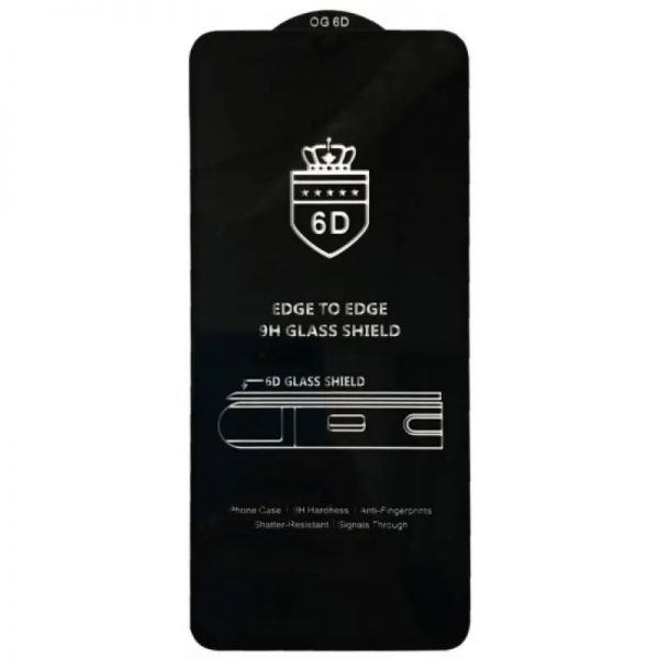 Защитное стекло 6D Full Glue Cover Glass на весь экран для Samsung Galaxy A70 2019 (A705) – Black