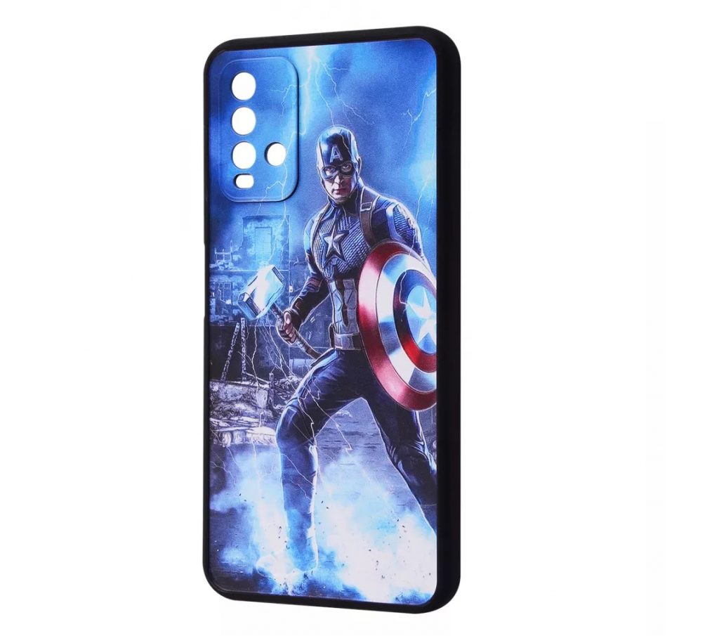 Чехол TPU+PC Game Heroes Case для Xiaomi Redmi 9T – Captain america |  Заказуй Купити чохол і захисне скло для телефону