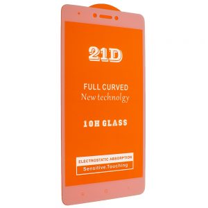 Защитное стекло 21D Full Glue Cover Glass на весь экран для Xiaomi Redmi Note 4 / 4x (Snapdragon) — White