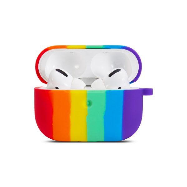 Чехол Rainbow Silicone Case для наушников для Apple Airpods Pro – Pride