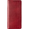 Кожаный чехол-книжка Leather Gelius New для Samsung Galaxy A03s (A037) – Red