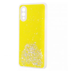 Чехол WAVE Brilliant Case с блестками для Samsung Galaxy A02 – Yellow