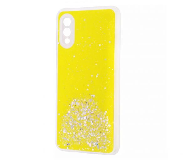 Чохол WAVE Brilliant Case з блискітками для Samsung Galaxy A02 Yellow