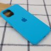Оригинальный чехол Silicone Cover 360 с микрофиброй для Iphone 13 Pro Max – Голубой / Blue 110065