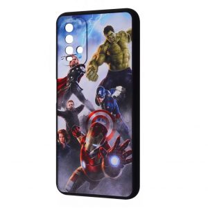 Чехол TPU+PC Game Heroes Case для Xiaomi Mi 11 Lite / 11 Lite 5G NE – Marvel heroes