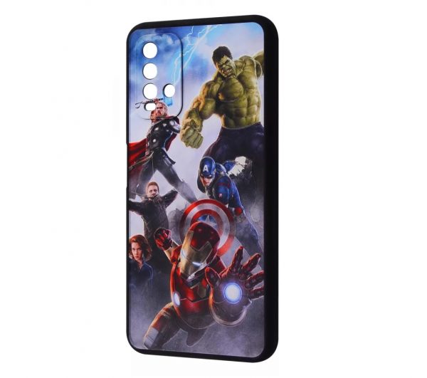 Чехол TPU+PC Game Heroes Case для Samsung Galaxy A22 / M32 / M22 – Marvel heroes