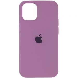 Оригинальный чехол Silicone Cover 360 с микрофиброй для Iphone 13 – Лиловый / Lilac Pride