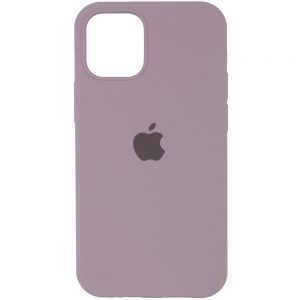 Оригинальный чехол Silicone Cover 360 с микрофиброй для Iphone 13 Pro – Серый / Lavender