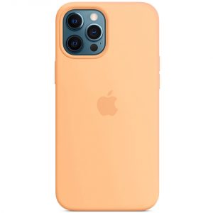 Чехол Silicone case Magsafe для Iphone 12 Pro Max – Оранжевый / Cantaloupe