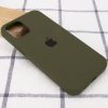 Оригинальный чехол Silicone Cover 360 с микрофиброй для Iphone 13 Pro Max – Зеленый / Dark Olive 109874