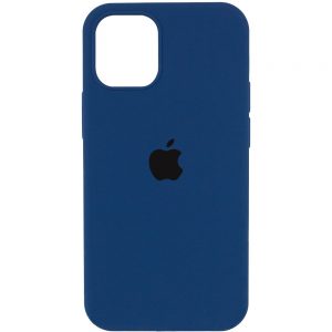 Оригинальный чехол Silicone Cover 360 с микрофиброй для Iphone 13 Pro Max – Синий / Navy Blue
