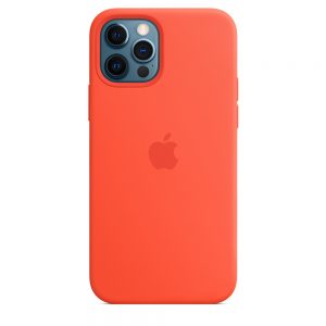 Чехол Silicone case Magsafe для Iphone 12 Pro Max – Оранжевый / Electric Orange
