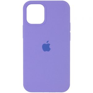 Оригинальный чехол Silicone Cover 360 с микрофиброй для Iphone 13 – Сиреневый / Dasheen
