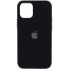 Оригинальный чехол Silicone Cover 360 с микрофиброй для Iphone 13 – Черный / Black