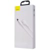 Кабель Baseus Zinc Magnetic Safe Fast Charging Lightning 2.4A (1м) – White 108135