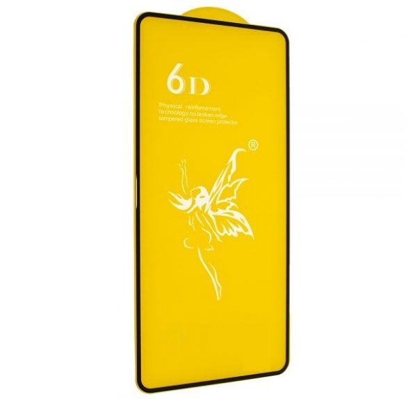 Защитное стекло 6D Premium для Xiaomi Redmi Note 10 / 10s / Poco M5s / Note 11 / 11s / 12s – Black