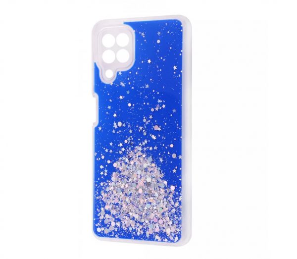 Чехол WAVE Brilliant Case с блестками для Samsung Galaxy A22 / M32 / M22 – Blue