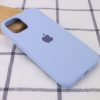 Оригинальный чехол Silicone Cover 360 с микрофиброй для Iphone 13 – Голубой / Lilac Blue 109841