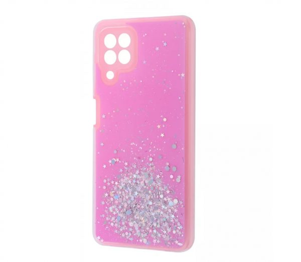 Чохол WAVE Brilliant Case з блискітками для Samsung Galaxy A22 / M32 / M22 Pink