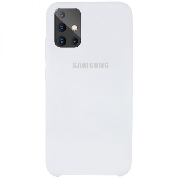 Чохол Silicone Case для Samsung Galaxy A71 Білий / White