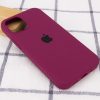 Оригинальный чехол Silicone Cover 360 с микрофиброй для Iphone 13 – Бордовый / Maroon 109945