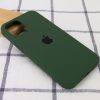Оригинальный чехол Silicone Cover 360 с микрофиброй для Iphone 13 – Зеленый / Army green 109863