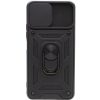 Ударопрочный чехол Camshield Serge Ring со шторкой для камеры для Xiaomi Mi 11 Lite / 11 Lite 5G NE – Черный 108252