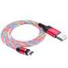 Кабель Hoco U90 Ingenious streamer Lightning 2.4A (1м) – Red 107844